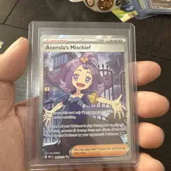 Acerola's Mischief 165/132 Me01: Mega Evolution Ultra Rare Holo Pokemon TCG NM - Image 3