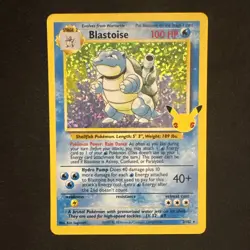 Blastoise 2/102 Celebrations: Classic Collection Holo Pokemon - Image 1