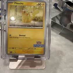 CGC 10 Pikachu Black Star Promo 214 Illustration Contest 2024 Pokemon TCG - Image 2