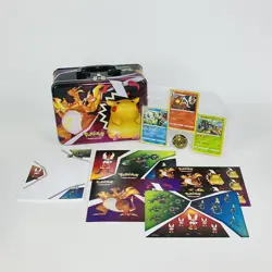 Pokemon 2020 Collectors Chest Tin/Box Vivid Voltage Charizard Pikachu Opened - Image 1