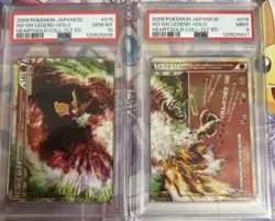 PSA 10 9 Ho-Oh Legend Holo Set 015/070 016/070 1st Edition 2009 Japanese Pokemon - Image 1