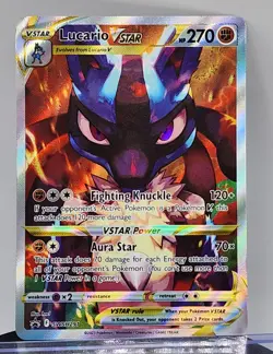 Pokemon TCG- Lucario VSTAR - SWSH291 Sword & Shield Promo Card Holo - Image 1