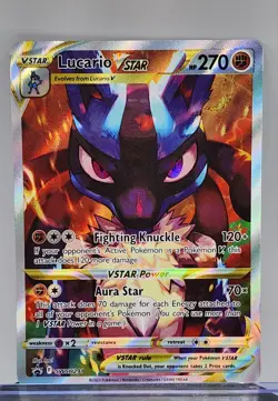Pokemon TCG- Lucario VSTAR - SWSH291 Sword & Shield Promo Card Holo - Image 2