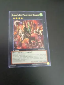 Yu-Gi-Oh Card: Harpie's Pet Phantasmal Dragon LTGY-EN055 RARE 1st Edition! NM - Image 1