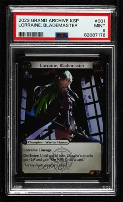 2023 Grand Archive - Kickstarter Promotional Cards #001 PSA 9 MINT - Image 1