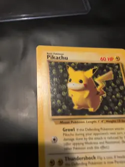 Pikachu Black Star #1 League Promo WOTC Pokemon Card Vintage 1999 - Image 3