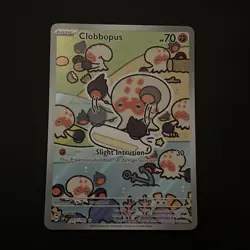 Pokemon TCG Clobbopus 207/191 Surging Sparks Illustration Rare Holo Card - Image 1