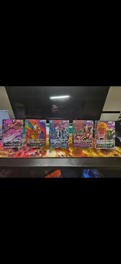 ONE PIECE Card Game OP13 Five Elders Set of 5 Carrying on His Will Japanese NM - Image 3