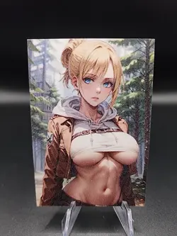 Annie Leonhart Attack On Titan Anime Waifu Card Doujin ACG Goddess - Image 2