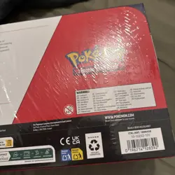 POKEMON SURGING SPARKS ETB TRADING CARD + Booster Bundle SCARLET 2-PACK SEALED - Image 4