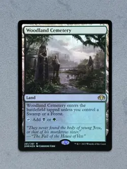 Woodland Cemetery (FOIL) - Dominaria Remastered (DMR) NM Magic: The Gathering - Image 1
