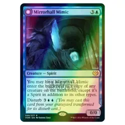 1x NM Foil Mirrorhall Mimic - Innistrad: Crimson Vow [MTG] pack fresh - Image 1