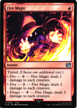 Fire Magic 136 FINAL FANTASY NM Magic - Image 1