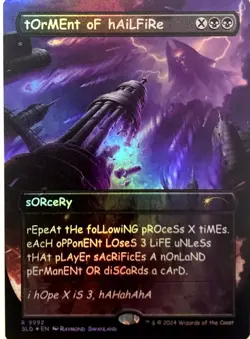 tOrMEnt oF hAiLFiRe (Rainbow Foil) Secret Lair Drop Series Foil - Image 1