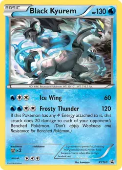 Black Kyurem - Holo - Promo - XY Promos - XY160 - Pokemon - NM - Image 1