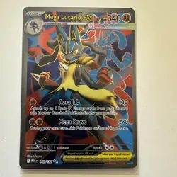 Pokemon Tcg Mega Lucario Ex 160/132 English Mega Evolution Ex - Image 1