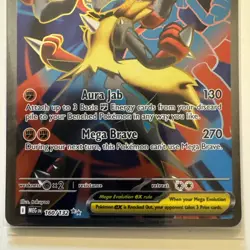 Pokemon Tcg Mega Lucario Ex 160/132 English Mega Evolution Ex - Image 3