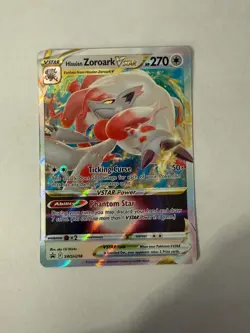 Pokemon Hisuian Zoroark VSTAR SWSH298 Black Star Promo Holo LP - Image 1