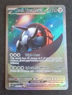 Pokemon Scarlet & Violet Iron Treads ex 248 Special Rare Full Art Alt Art - Image 1