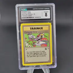 2000 Pokemon League Computer Error Black Star Promo #16 CGC 8 - Image 1