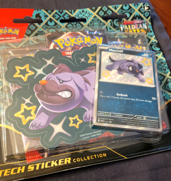 Pokemon TCG Paldean Fates Tech Sticker Collection 2 Blisters 6 Packs - Lot Of 2 - Image 4