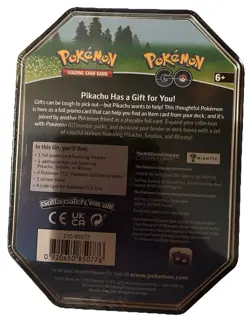 Pokemon TCG Pokemon GO PIKACHU Tin New & Factory Sealed! - Image 2