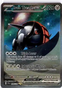 Pokemon TCG Scarlet & Violet Iron Treads ex 248/198 Special Illustration Rare NM - Image 1