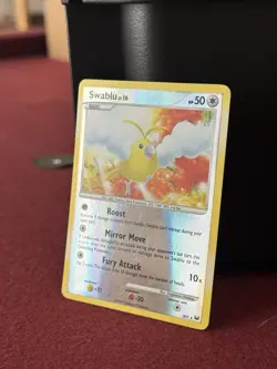Pokemon TCG Swablu SH5 Platinum Shiny Reverse Holo Rare LP Condition - Image 2