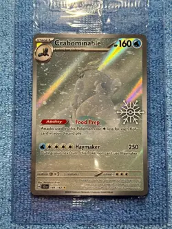 SEALED Crabominable 149/142 Snowflake Stamped Pokemon Holiday Calendar 2025 - Image 1