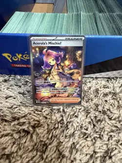 Pokemon TCG Acerola’s Mischief 183/132 Full Art SIR PACK FRESH MINT - Image 1