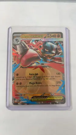 Mega Lucario Ex 77/132 Mega Evolution MEG -Near Mint- Pokemon TCG - Image 1