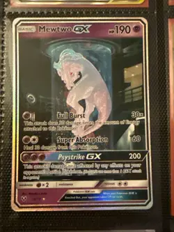 Pokemon Mewtwo GX #78/73 Shiny Holo Rare Secret Shining Legends - Image 2