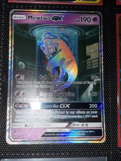 Pokemon Mewtwo GX #78/73 Shiny Holo Rare Secret Shining Legends - Image 3