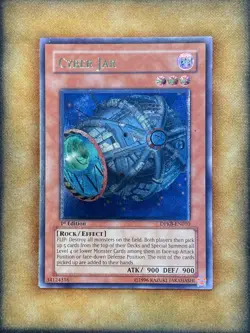 Yugioh Cyber Jar DPKB-EN010 Ultimate Rare 1st Ed NM - Image 1