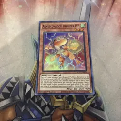 Yu-Gi-Oh! Armed Dragon Thunder LV3 1st Ed. BLVO-EN004 Super Rare NM/LP x1 - Image 1