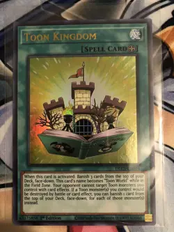 YUGIOH! Toon Kingdom DLCS-EN074 Ultra Rare 1st Edition NM GOLD - Image 1