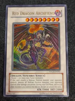 Red Dragon Archfiend Yu-Gi-Oh TDGS-EN041 Ultra Rare NM - Image 1