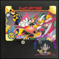 Mega MAN X Mega Mission Card 15 Curtiss CAPCOM BANDAI Japanese Rockman - Image 1