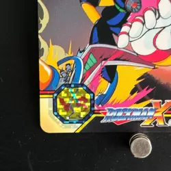 Mega MAN X Mega Mission Card 15 Curtiss CAPCOM BANDAI Japanese Rockman - Image 3