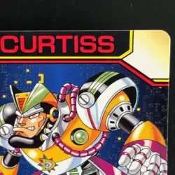 Mega MAN X Mega Mission Card 14 Curtiss CAPCOM BANDAI Japanese Rockman - Image 3