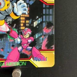 Mega MAN X Mega Mission Card 11 Flame Mammoth L CAPCOM BANDAI Japanese Rockman - Image 5