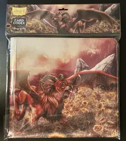 Dragon Shield Card Codex Tangerine Dyrkottr Premium Side-Load 576 Pocket Binder - Image 1