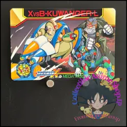Mega MAN X Mega Mission Card 09 Boomer Kuwanger L CAPCOM BANDAI Japanese Rockman - Image 1
