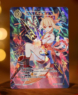 Genshin Impact Genius Invokation TCG Card Yoimiya GCG03B-C040(4) - Image 1