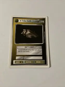Star Trek CCG Ships Non-Aligned Yridian Shuttle Common Card - Image 1