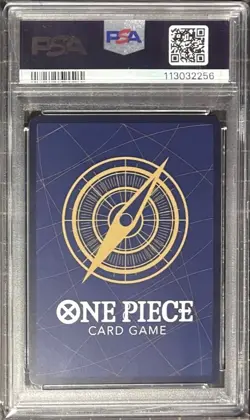 PSA 10 One Piece Card Monkey D Luffy Taro SR Starter Deck SR ST18-005 Japanese - Image 2