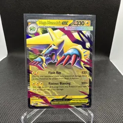 Mega Manectric EX Holo Card Mega Evolutions Pokemon TCG Near mint - Image 1