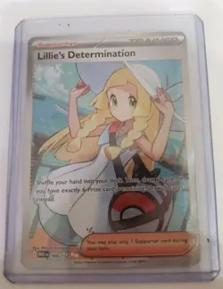 Pokemon TCG Mega Evolution Lillie’s Determination Full Art Trainer Card 169/132 - Image 1