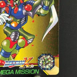 Mega MAN X Mega Mission Card 08 Boomer Kuwanger L CAPCOM BANDAI Japanese Rockman - Image 4