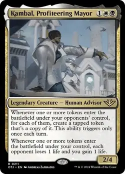 Kambal, Profiteering Mayor MTG • R • 211 Outlaws of Thunder Junction - Image 1